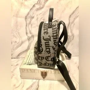 Black Beige JUICY BILLBOARD SM BACKPACK Juicy Couture | Bags | Juicy Couture Small Blackbeige  main image 2